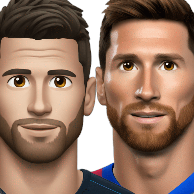 Cr7 y messi  emoji