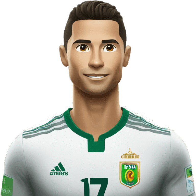 Cr7 with worldcup emoji