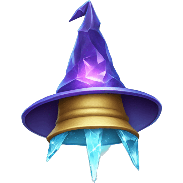 crystal wizard hat emoji