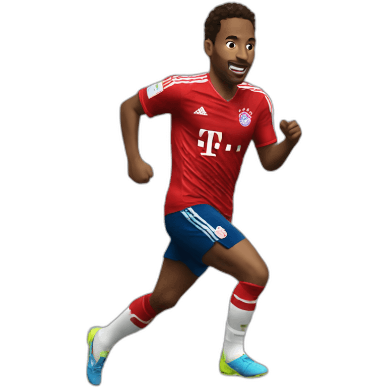 bayern münchen player running emoji