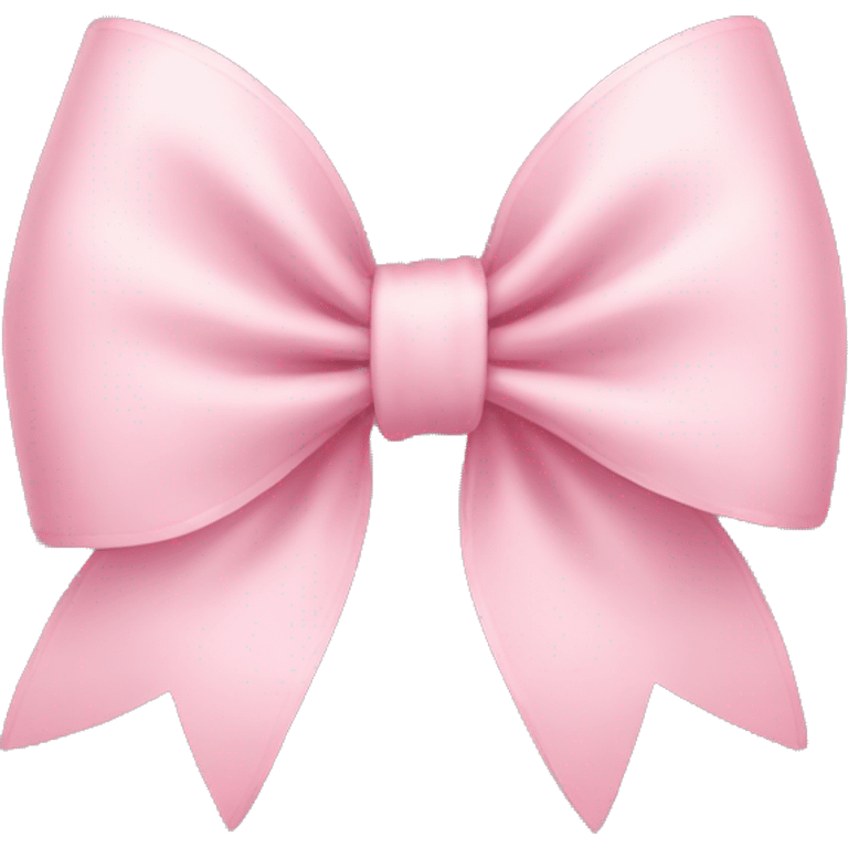 Pastel pink bow emoji