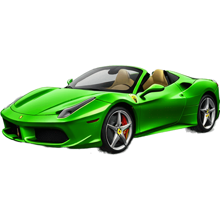 Ferrari verde emoji