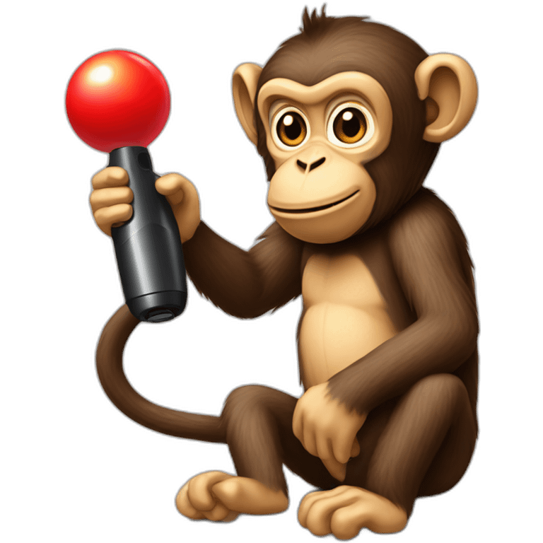 Monkey-playing-joystick emoji