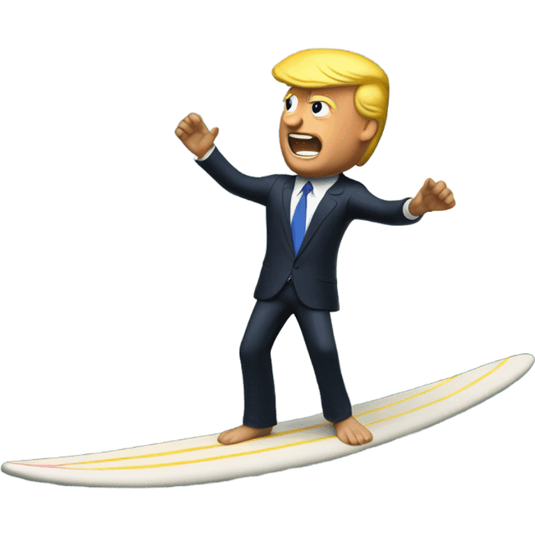 trump on tsunami emoji