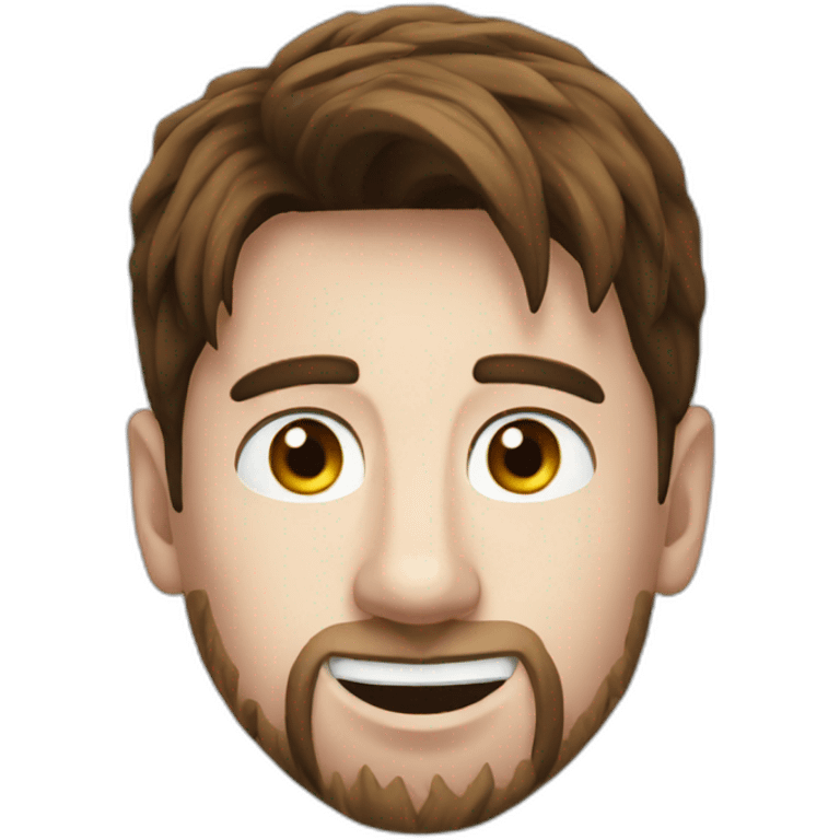 Leo Messi face emoji