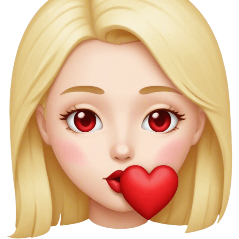 heart kiss face emoji