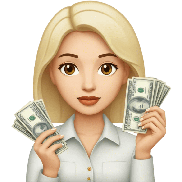 Woman money emoji