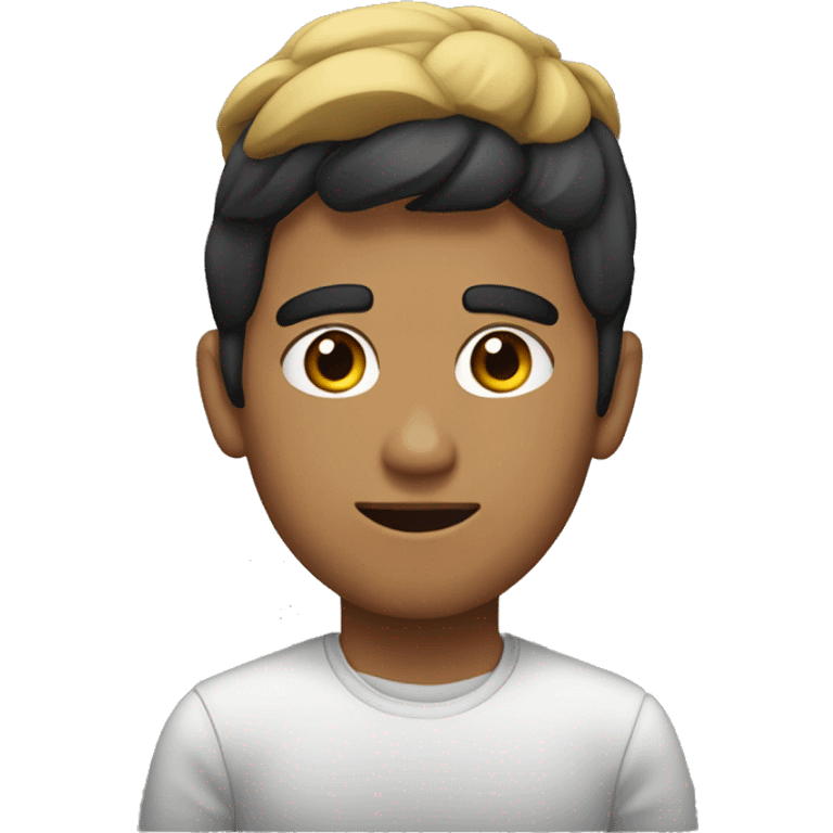 Joven guapo alucin emoji