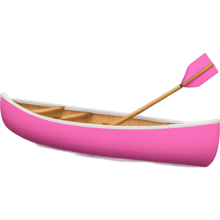 pink rowing boat emoji