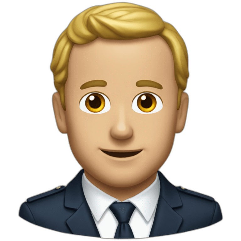 Macron le macaroni emoji