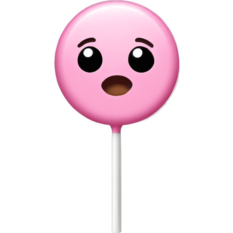 Light pink lollipop  emoji