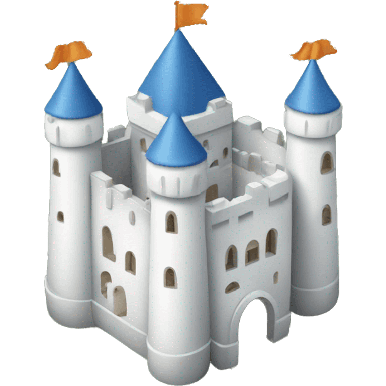 White Castle with big tower in middle emoji