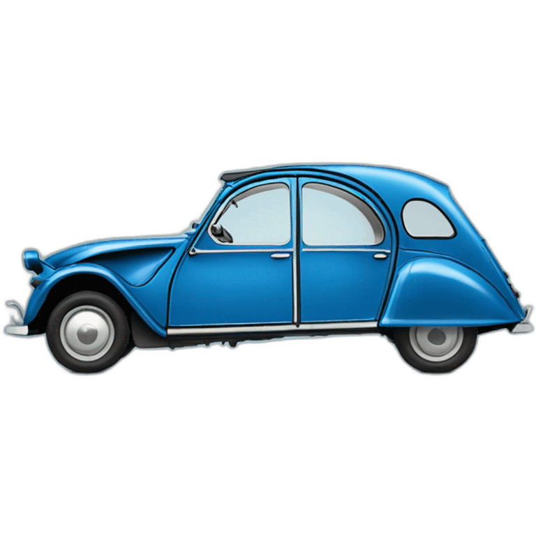 2CV bleu Citroën emoji