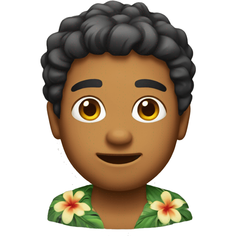 Hawaiian dude emoji