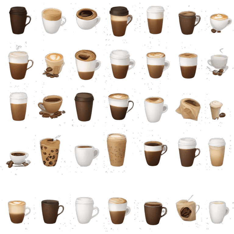 aesthetic coffee theme emoji