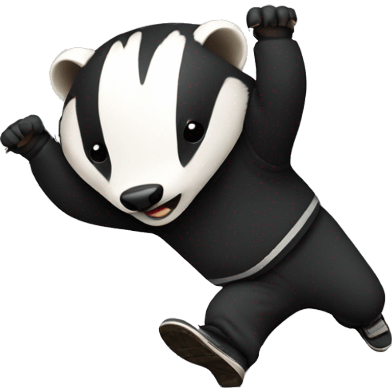 badger breakdance emoji