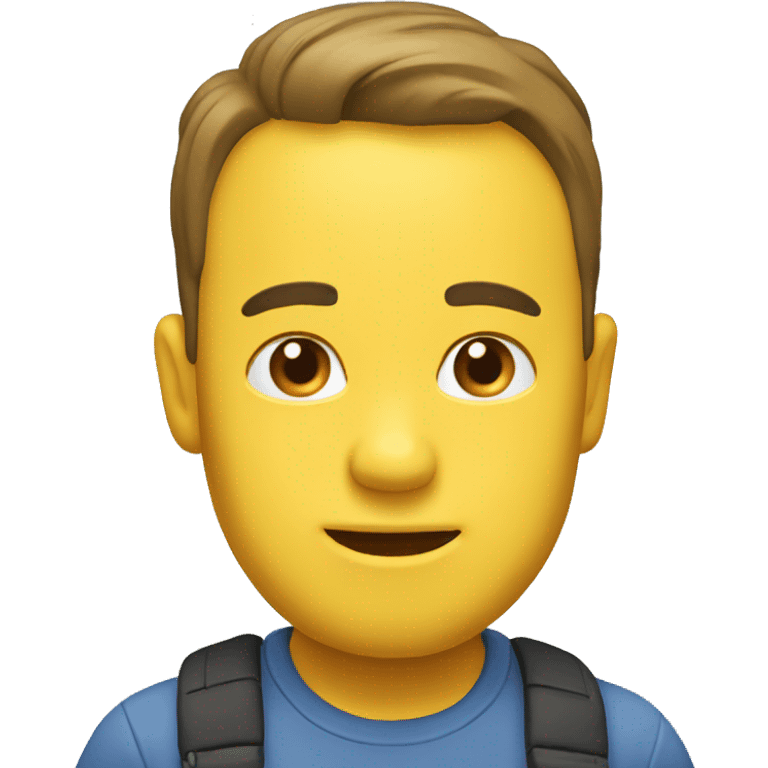 3d father emoji yellow emoji