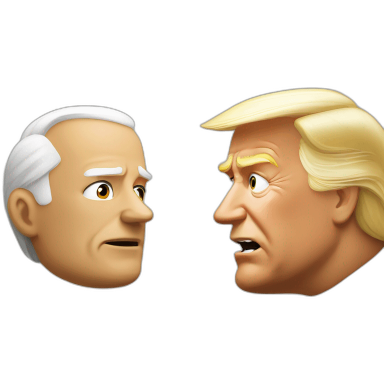 Trump vs Biden emoji