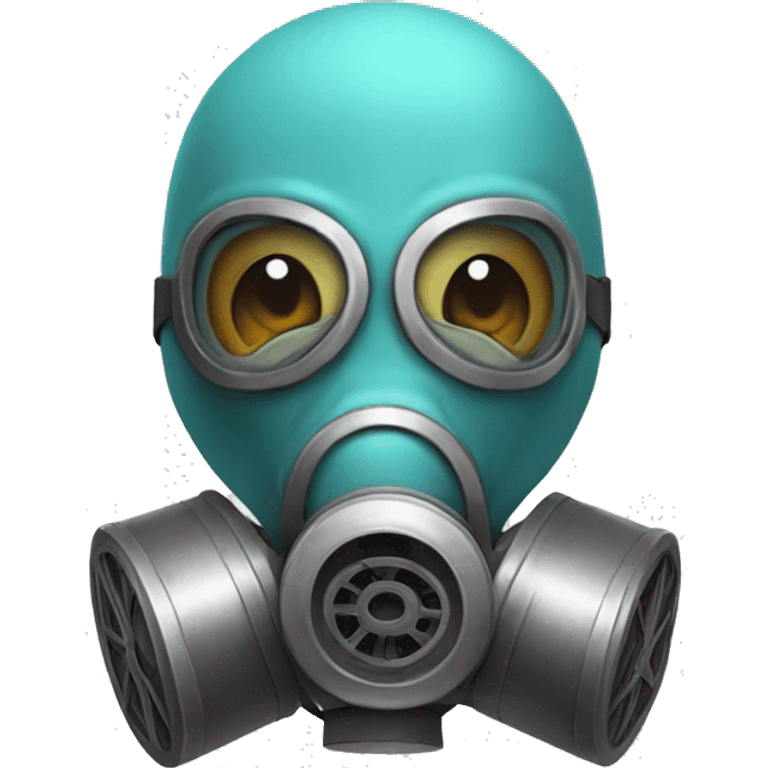 Gas mask + squirtle emoji