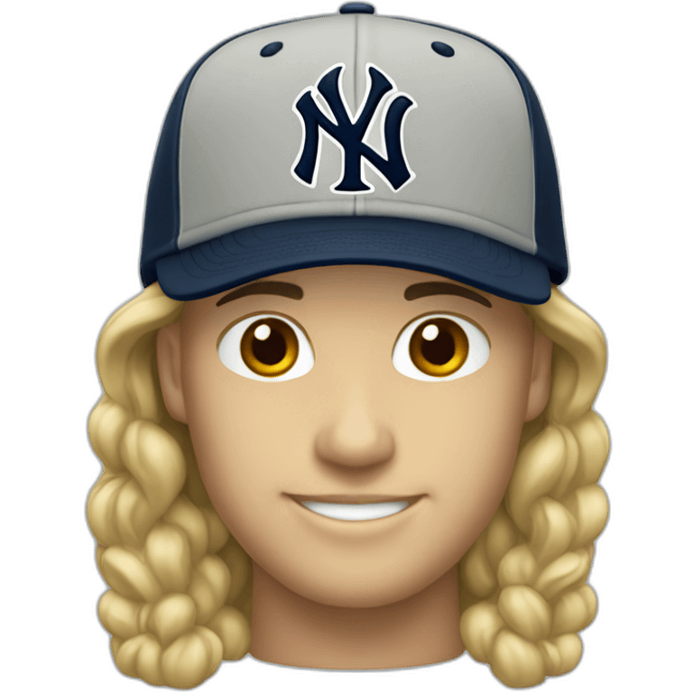 New York Yankees cap emoji