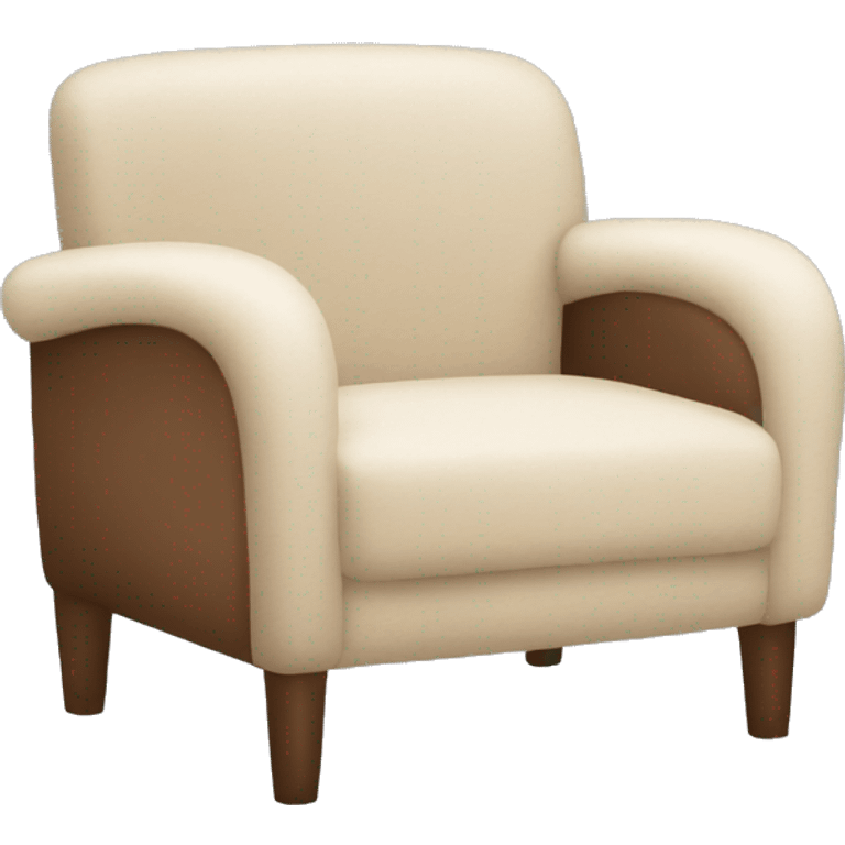 beige sherpa chair emoji