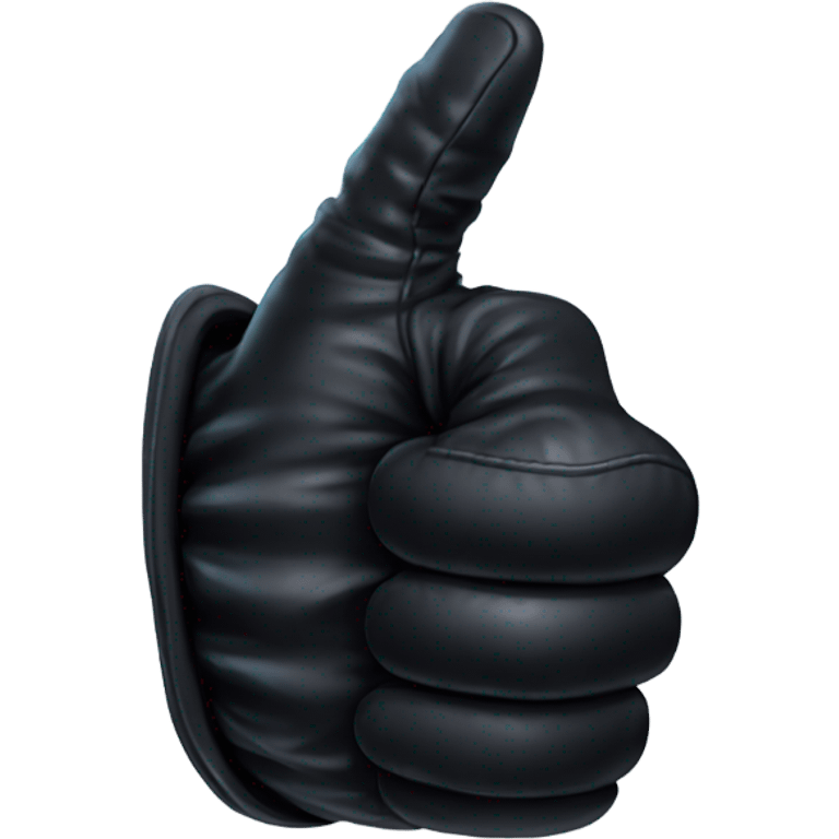 thumb up, gothic glove, magical style emoji