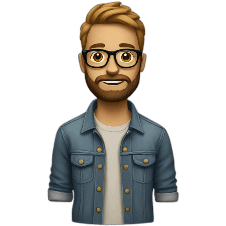 Hipster emoji