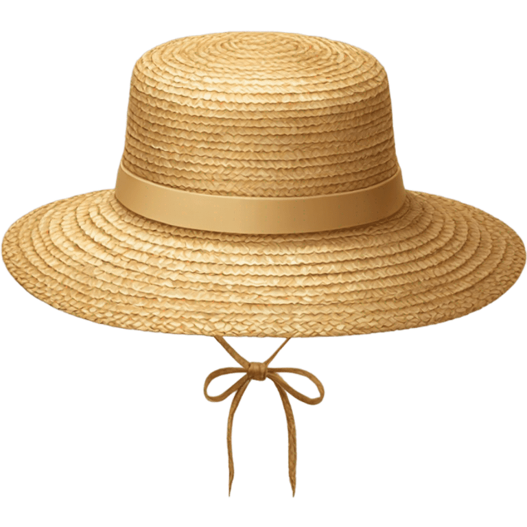 Straw sunhat emoji