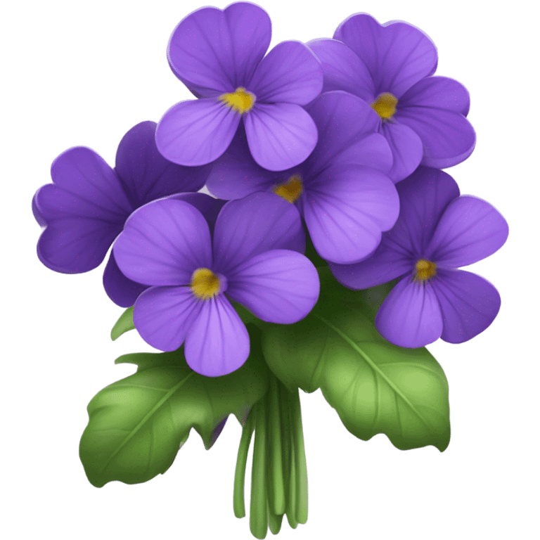 Bouquet of violets emoji