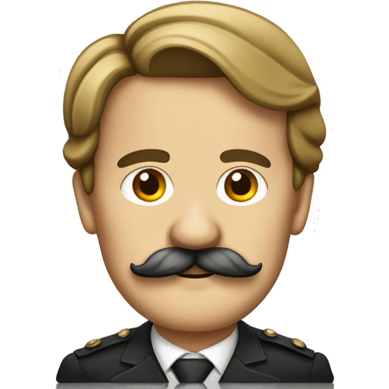 german chancellor with mustache emoji