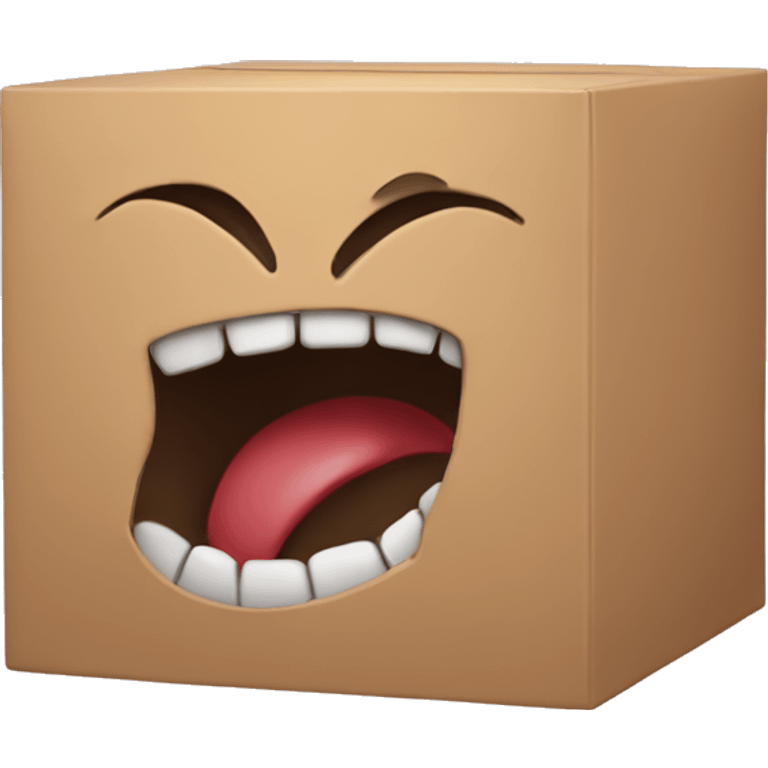 Biting Box emoji