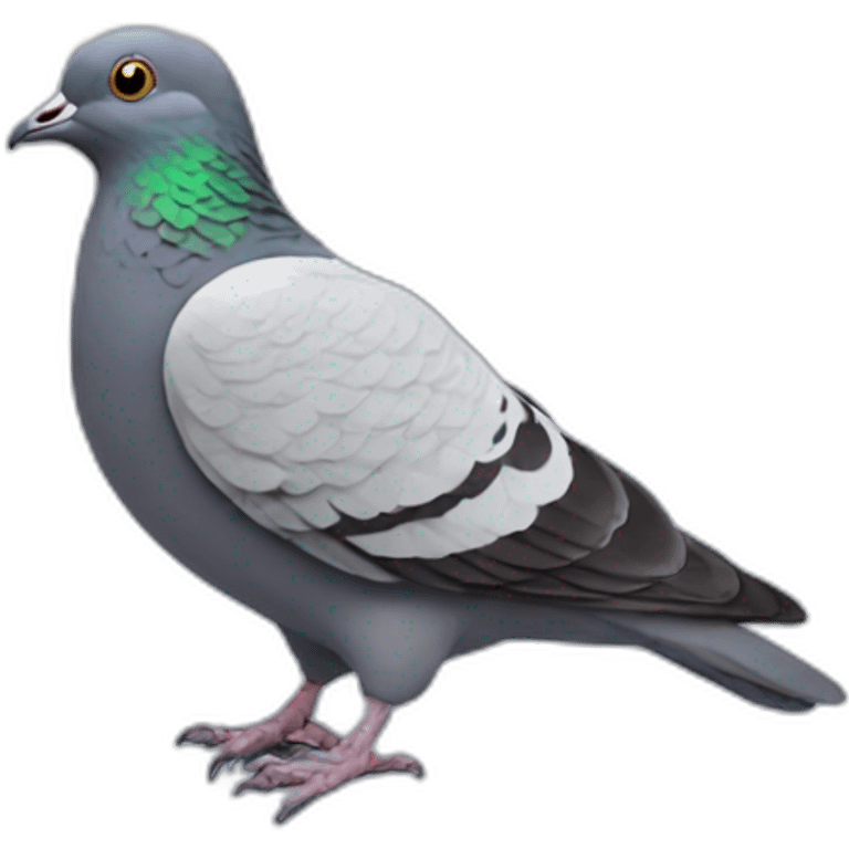 A pigeon who wants to make the world his own emoji