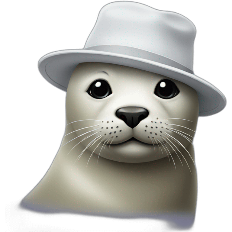 seal with hat emoji