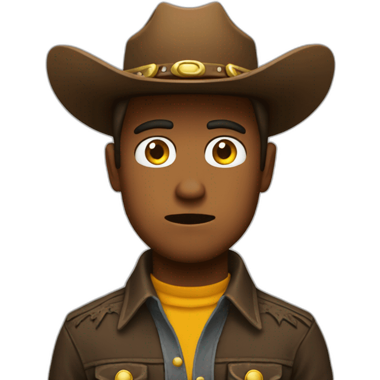 nervous emoji cowboy emoji