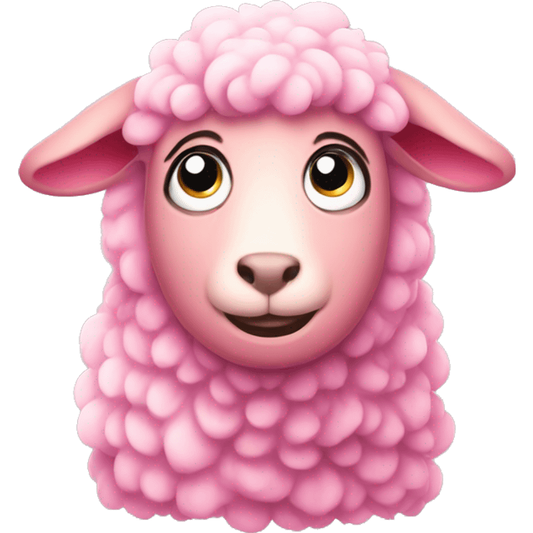 pink sheep emotions emoji