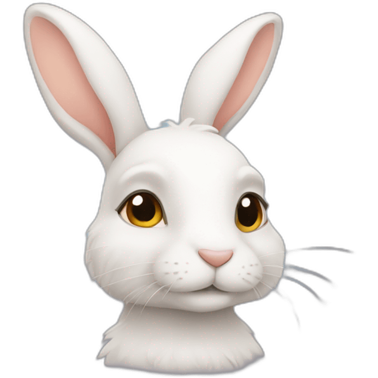 dreamy hare emoji