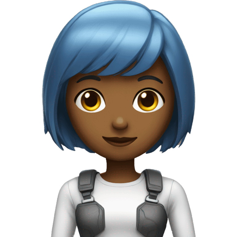 Chat bot girl emoji