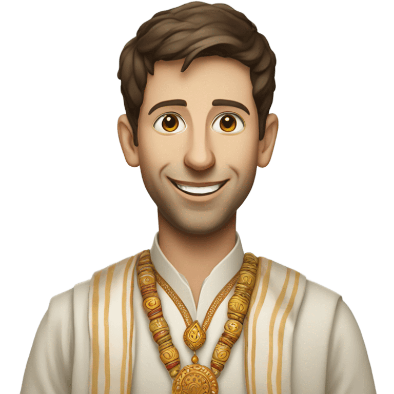 Sam altman thanking in Indian clothes emoji