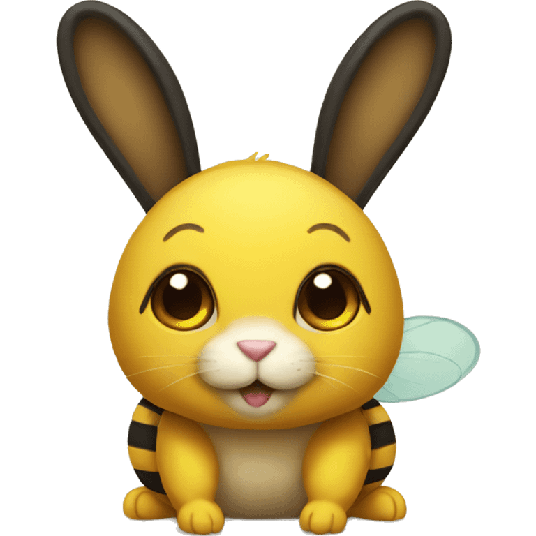 Bee bunny emoji