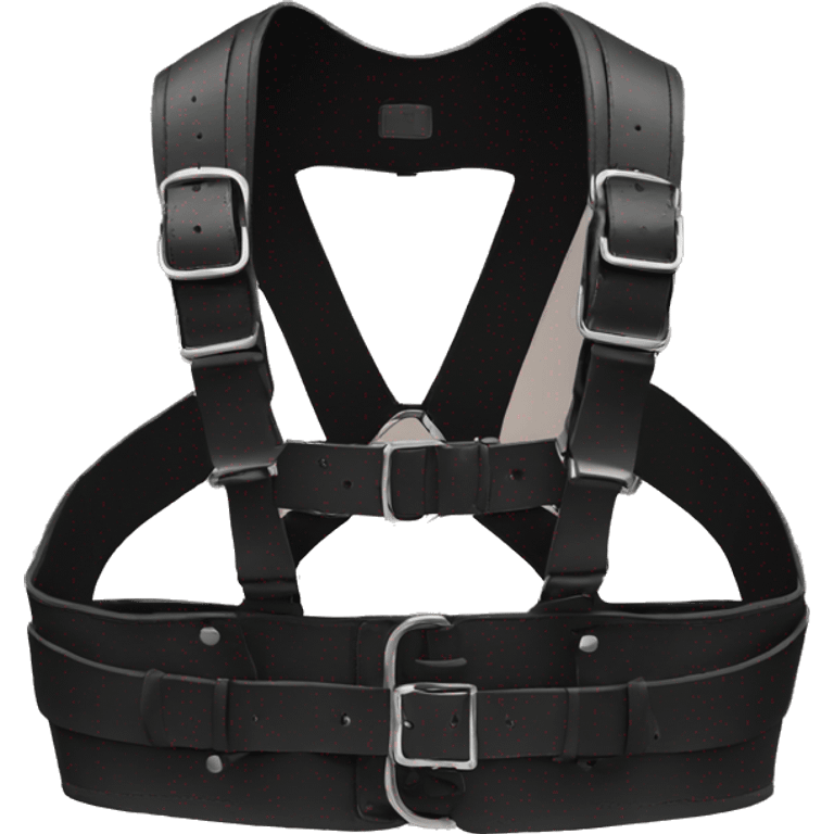 fashion chest leather harness emoji