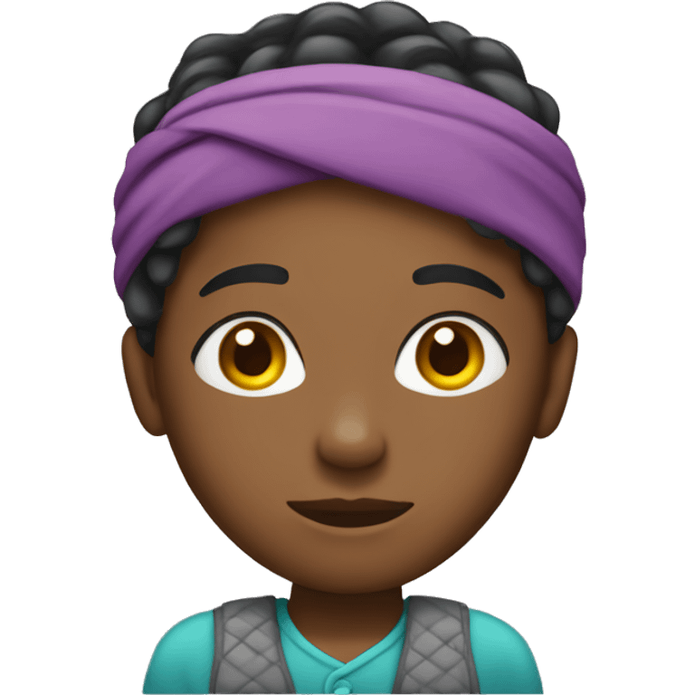 African American Headban emoji