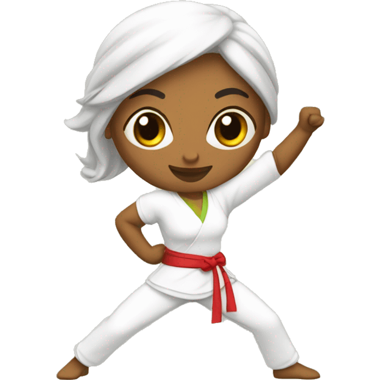 Capoeira mulher emoji