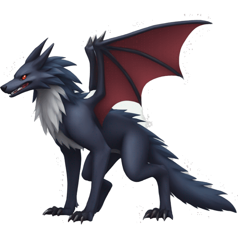 Nargacuga-Sergal-Zoroark full body emoji