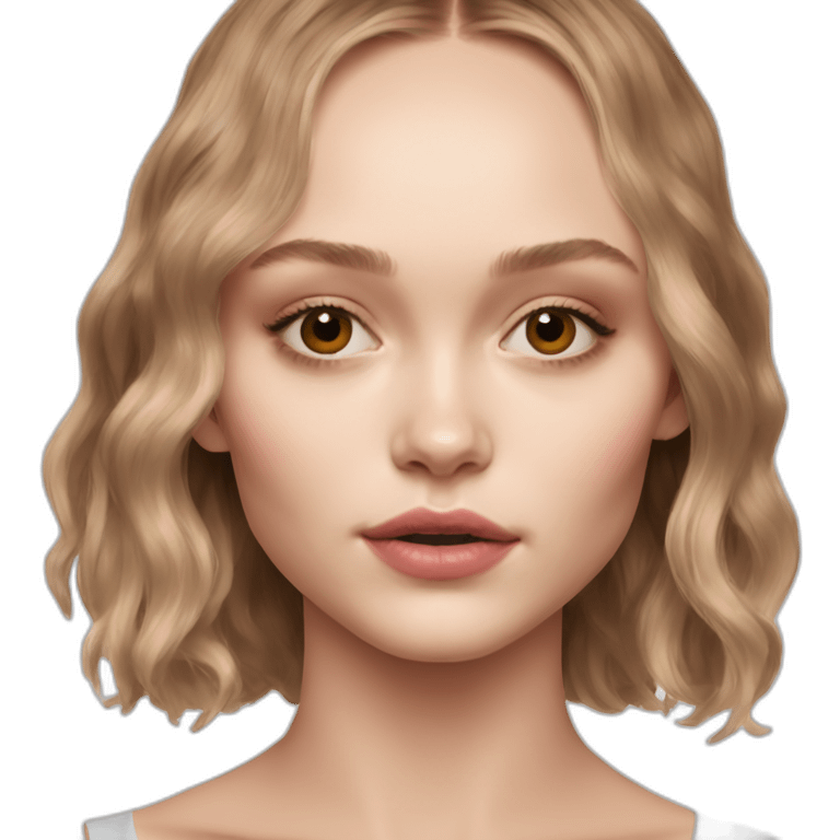 Lily rose depp pretty emoji