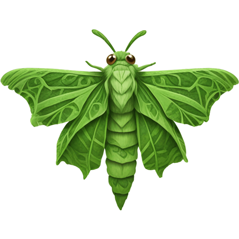 marijuana leaf moth emoji