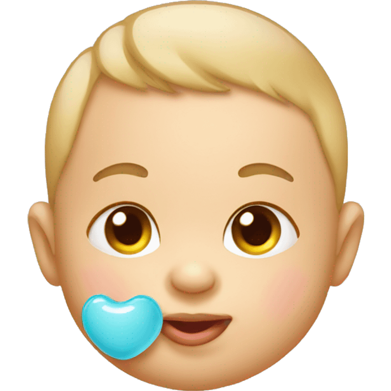 baby with pacifier emoji