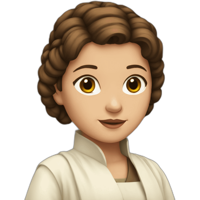 young leia emoji