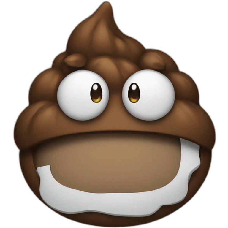 angry poo emoji