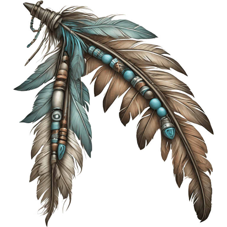 Indian feather tattoo  emoji