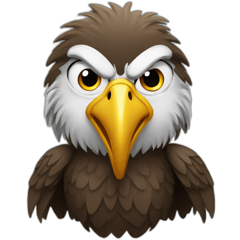 Angry eagle emoji